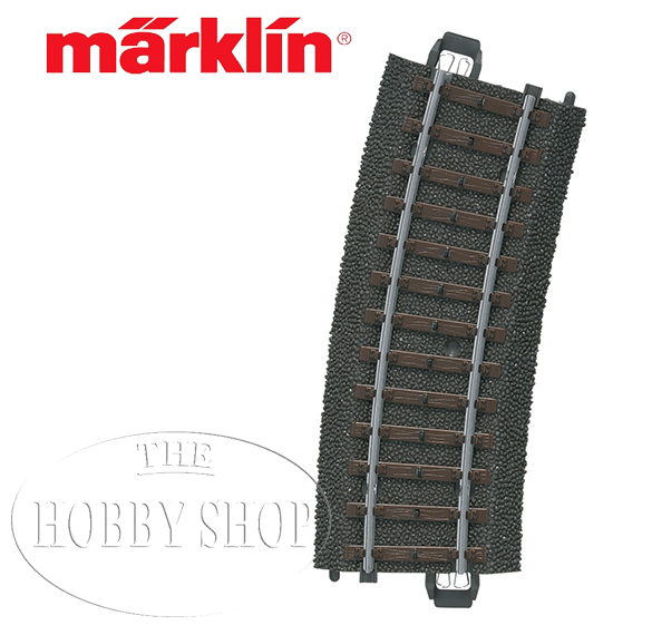 Märklin C Track Curved Radius R1 = 360 mm /15°