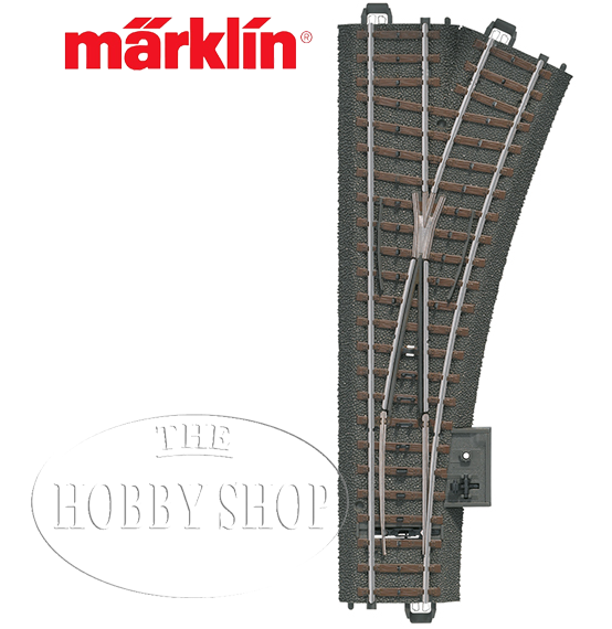 Märklin C Track Right Turnout (188.3 mm) 