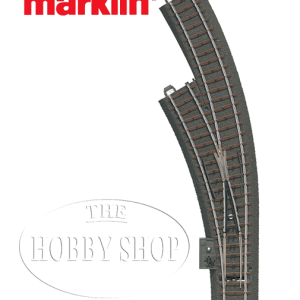 Märklin C Track Left Curved Turnout Radius 360 mm / 30°