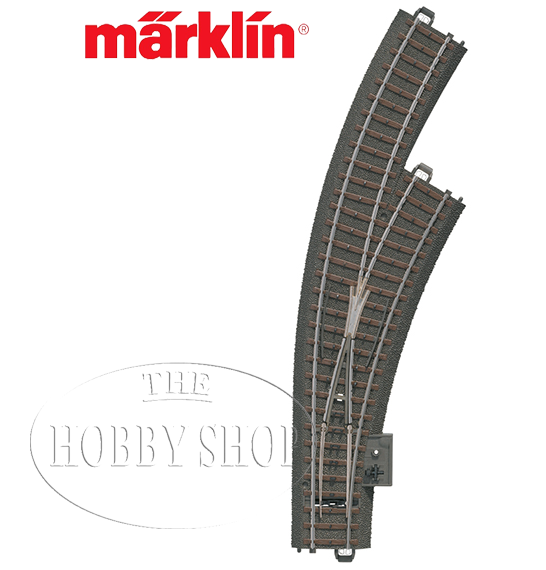 Märklin C Track Right Curved Turnout Radius 360 mm / 30°