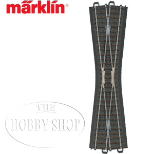 Märklin C Track Wide Angle Crossing Length 236.1 mm / 12,1°