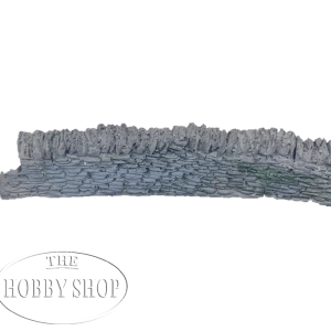MRS HO/OO Stone Wall Curved (x5)