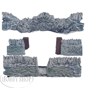 MRS HO/OO Stone Wall ASSORT (x4)