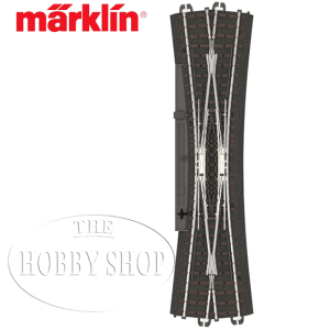 Märklin C Track Wide-Angle Double Slip Switch (DSS)  236.1 mm / 12,1°