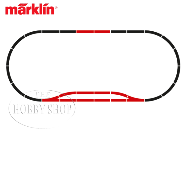 Märklin C Track Start-up Extension Set C2