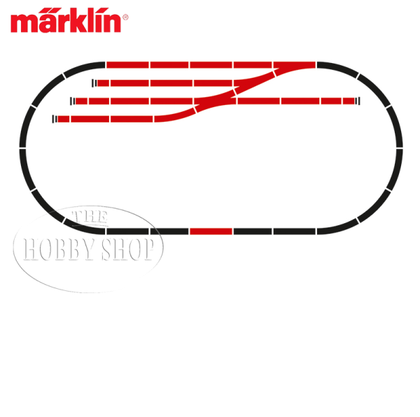 Märklin C Track Start-up Extension Set C5