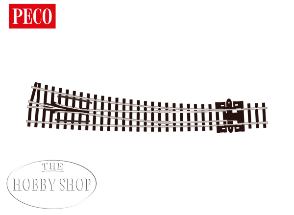 Peco N Streamline Curved Turnout Right Large Radius