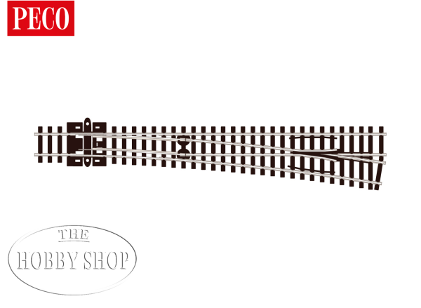 Peco N Streamline Turnout Right Large Radius