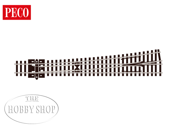 Peco N Streamline Turnout Right Large Radius