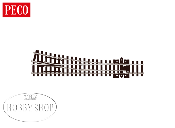 Peco N Streamline Turnout Right Medium Radius