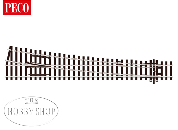 Peco HO/OO Streamline Turnout Right Large Radius Insulfrog