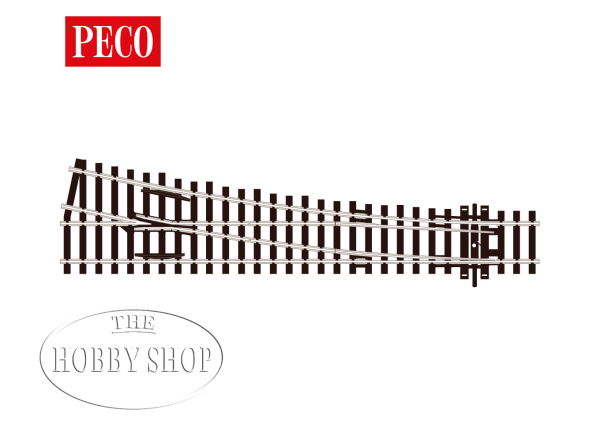 Peco HO/OO Streamline Turnout Right Medium Radius