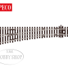 Peco HO/OO Streamline Turnout Left Medium Radius