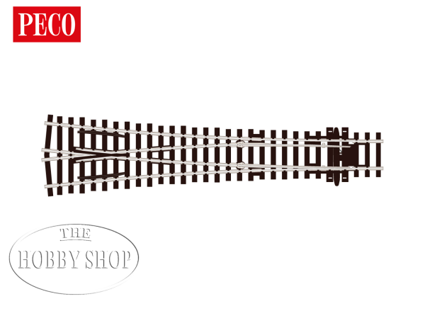 Peco HO/OO Streamline Y Turnout Large Radius