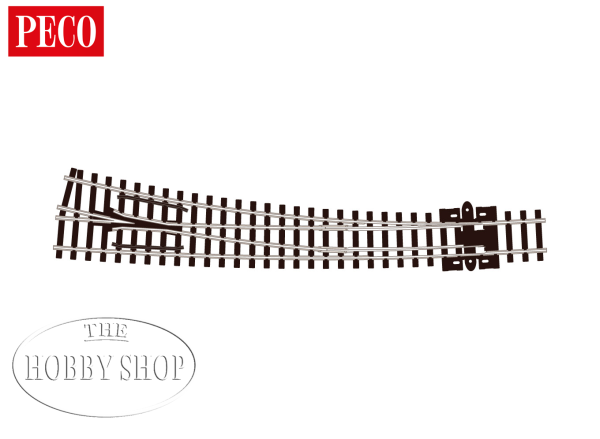 Peco N Streamline Electrofrog Curved Turnout Right Large Radius