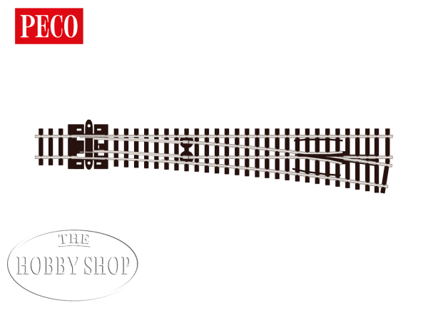 Peco N Streamline Turnout Large Radius Right Hand