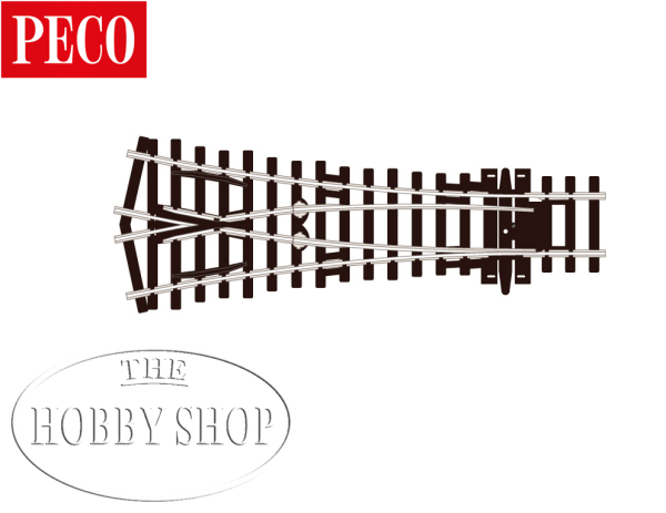 Peco HO/OO Streamline Electrofrog Small Radius Y Turnout