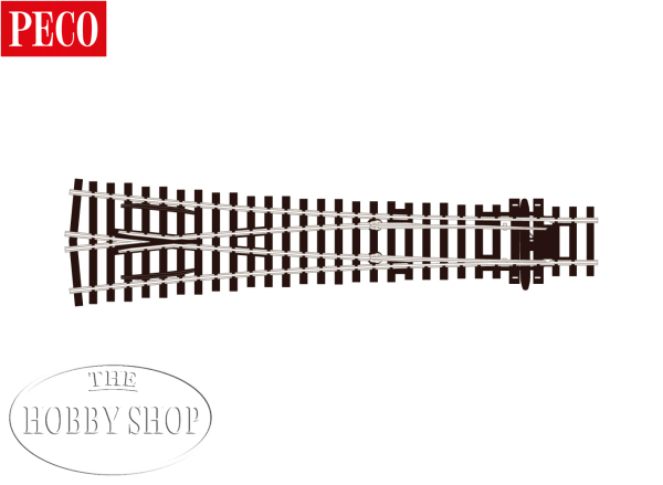 Peco HO/OO Streamline Electrofrog Y Turnout Large Radius