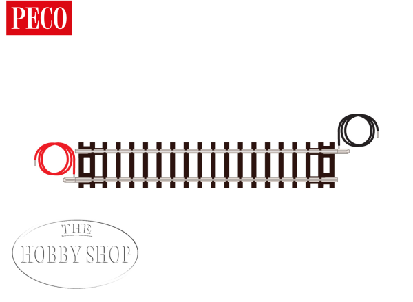 Peco N Setrack Standard Straight Wired (8.7cm)
