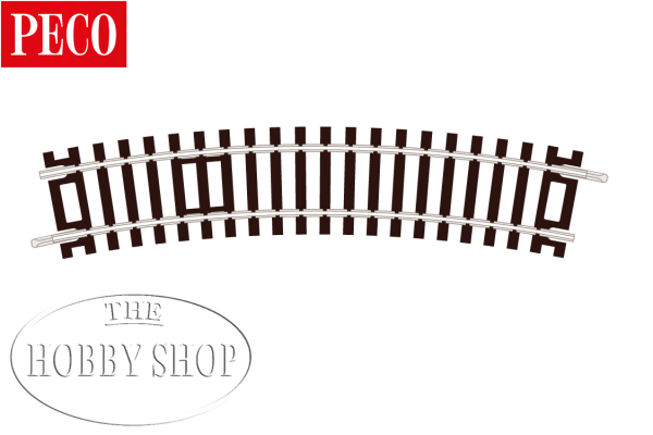 Peco HO/OO Setrack Standard Curve Radius 1 = 371mm / 22,5°