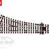 Peco HO/OO Setrack Right Hand Turnout R2 = 438mm / 22,5°