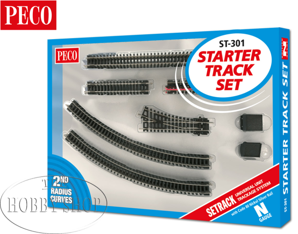 Peco N Setrack 2nd Radius Starter Set