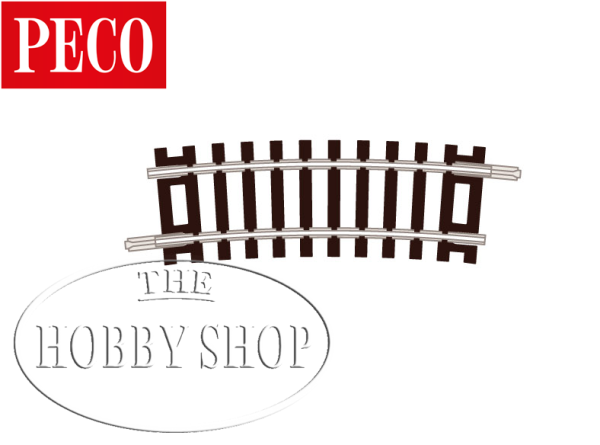 Peco N Setrack Half Curve Radius R1 = 228mm / 11.25°