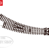 Peco N Setrack Right Curved Turnout. Inner 138,5mm Outer 156mm