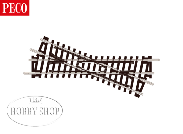 Peco N Setrack Crossing Short Left Hand 87mm / 22,5°