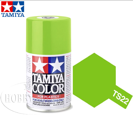Tamiya TS-22 Light Green Laquer Spray Paint (100ml)