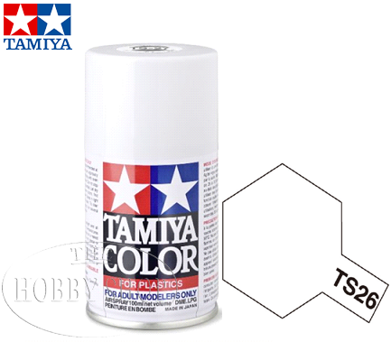Tamiya TS-26 Pure White Laquer Spray Paint (100ml)