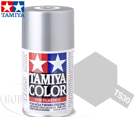 Tamiya TS-30 Silver Leaf Laquer Spray Paint (100ml)