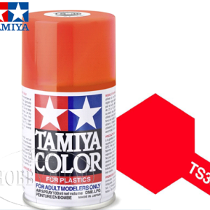 Tamiya TS-36 Fluorescent Red Laquer Spray Paint (100ml)