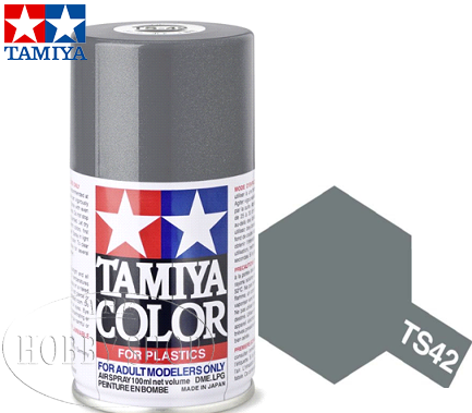 Tamiya TS-42 Lioght Gun Metal Laquer Spray Paint (100ml)