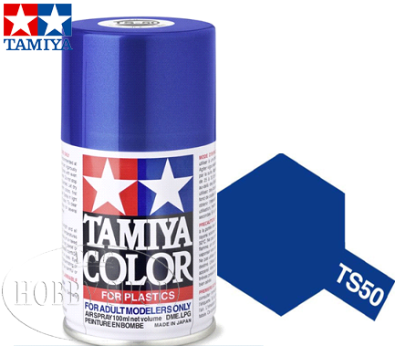 Tamiya TS-50 Mica Blue Laquer Spray Paint (100ml)