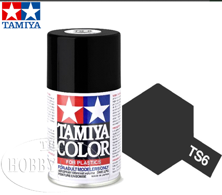 Tamiya TS-6 Matt Black Laquer Spray Paint (100ml)