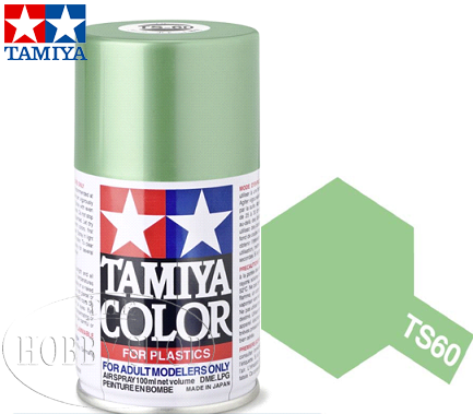 Tamiya TS-60 Pearl Green Laquer Spray Paint (100ml)