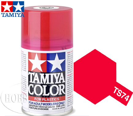 Tamiya TS-74 Clear Red Laquer Spray (100ml)