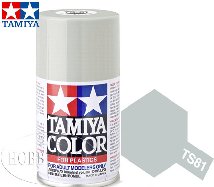 Tamiya TS-81 Royal Light Grey Laquer Spray Paint (100ml)