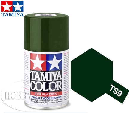 Tamiya TS-9 British Green Laquer Spray Paint (100ml)