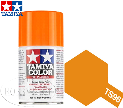 Tamiya TS-96 Fluorescent Orange Laquer Spray Paint (100ml)