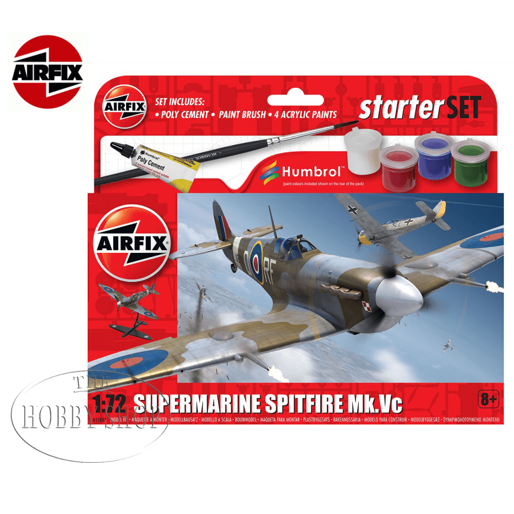 139Stage11PolishedStandar、Spitfireのセット Airfix 1/72 Supermarine Spitfire Mk.Vc Starter Set - The Hobby Shop