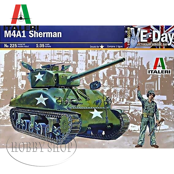 Italeri 1/35 M4A1 Sherman Tank Version South Africa Italeri 1/35 M4A1 Sherman Tank Version South Africa