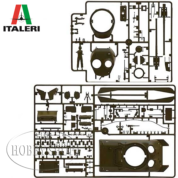 Italeri 1/35 M4A1 Sherman Tank Version South Africa Italeri 1/35 M4A1 Sherman Tank Version South Africa