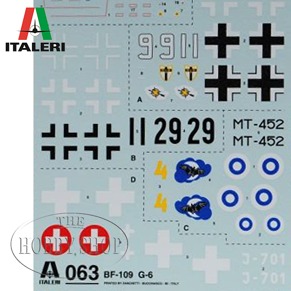 Italeri 1/72 Messerschmitt BF-109 G-6
