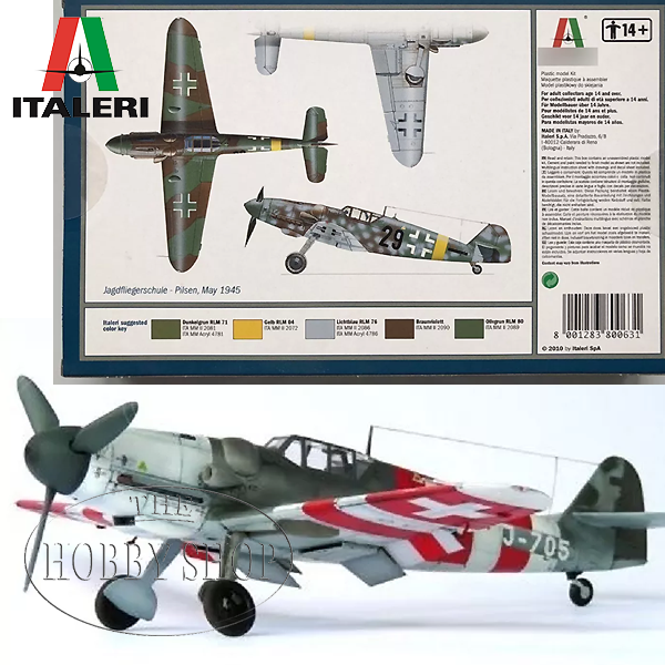 Italeri 1/72 Messerschmitt BF-109 G-6