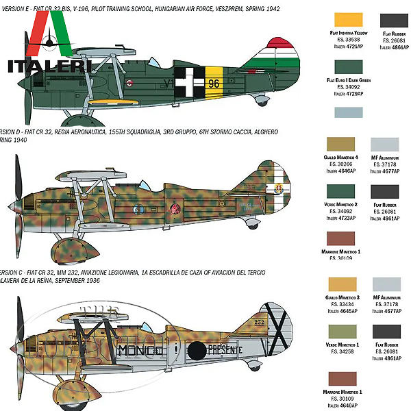 Italeri 1/72 CR.32 Freccia Italeri 1/72 CR.32 Freccia