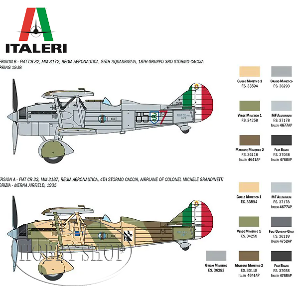 Italeri 1/72 CR.32 Freccia Italeri 1/72 CR.32 Freccia
