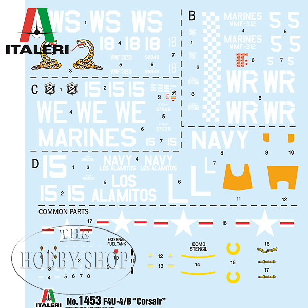 Italeri 1/72 F-4U4 Corsair Korean War Italeri 1/72 F-4U4 Corsair Korean War