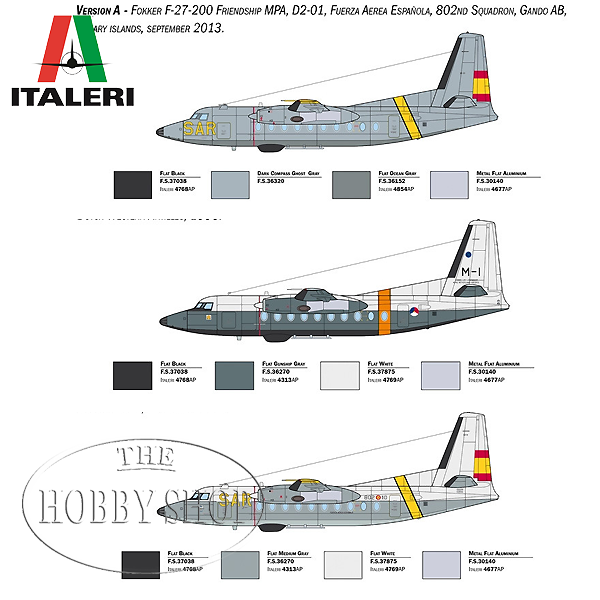 Italeri 1/72 Fokker F-27 Maritime Patrol
